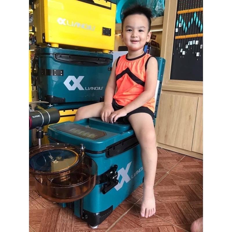 Thùng câu đài lianqiu hàng loại 1 chính hãng LQ 216 tải trọng 32 lít
