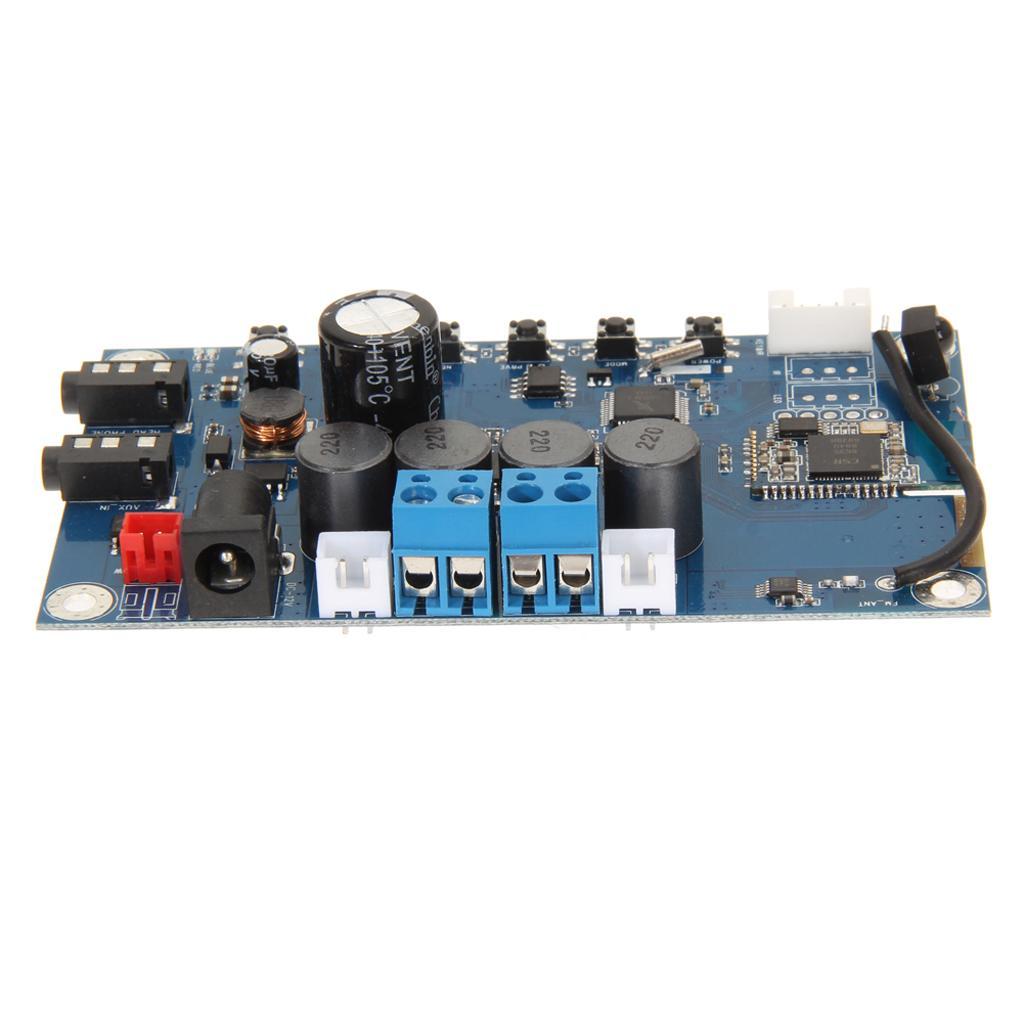 DC 12V Bluetooth 60W 2CH Digital Audio Power Amplifier Board AMP Module