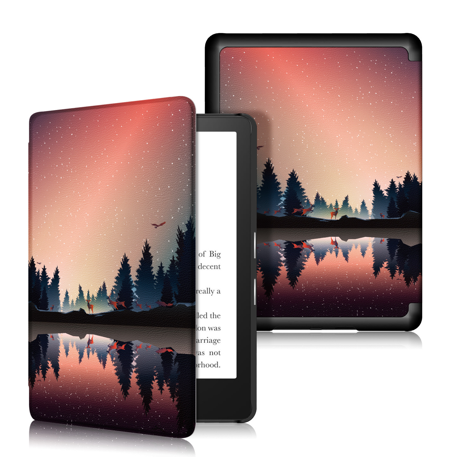 Bao da HỌA TIẾT XINH cho Kindle Paperwhite 5 có khả năng tự động tắt mở smartcover SIÊU XỊN SÒ