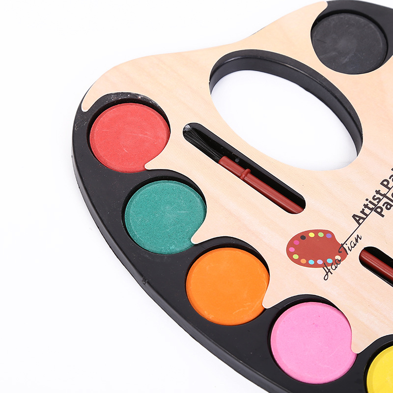 Bộ Palette 12 Màu Nước Water Color Cao Cấp Size Nhỏ/Vừa/Lớn Tặng Bút Lông Cọ Vẽ Pha Màu Tiện Dụng - Bộ Palette Màu Nước Chuyên dụng Tiện Dụng 12 Màu Sắc Chất Lượng Vượt Trội - Hàng Chính Hãng VinBuy