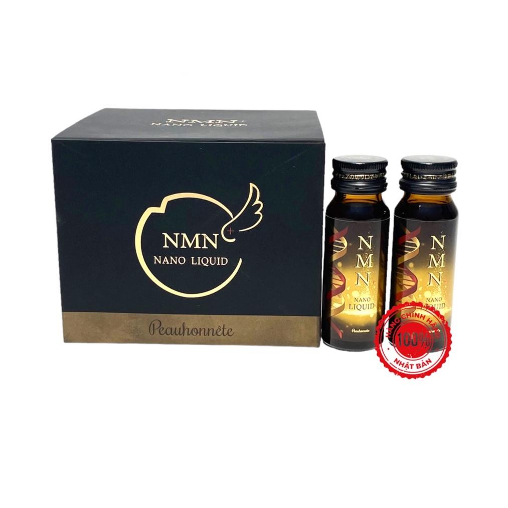 Nước uống chăm sóc sức khỏe NMN + Nano Liquid Peauhonne'te 12 chai x 30ml