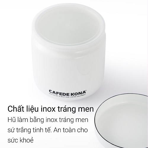 Hủ lọ inox tráng men sứ 250g