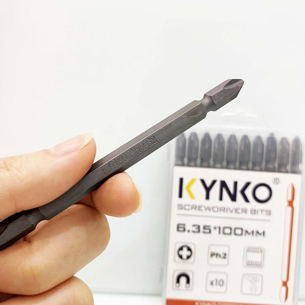Mũi vít 2 đầu PH2  chiều dài 110mm CHÍNH HÃNG KYNKO MVKM2XPH2 -110-V10