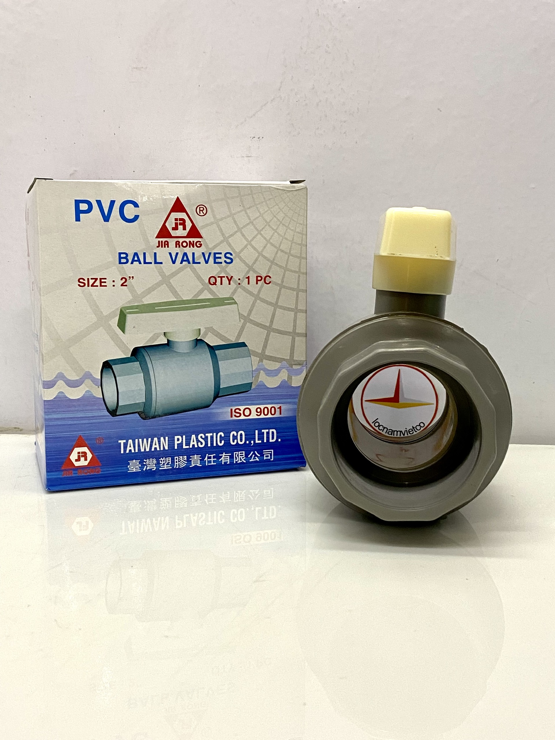 Van 60 nhựa PVC tay trắng Jiarong (2&quot;)