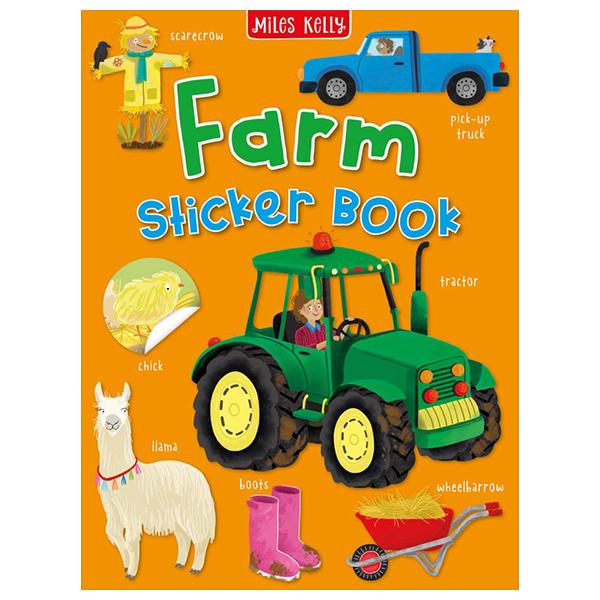 Sách ngoại văn: Sticker Book - Farm