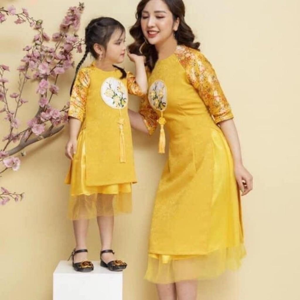 Áo Dài Cách Tân Tay Lỡ Phối Dây Như Ý Mẫu GS02 Thời Trang PONIVA Cao Cấp Cho Ngày Xuân 2021