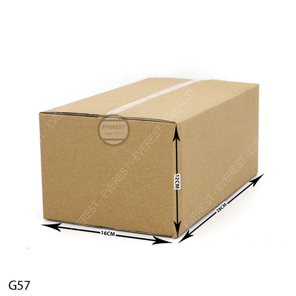 Hộp giấy, thùng carton size 28x16x12 giấy carton gói hàng Everest