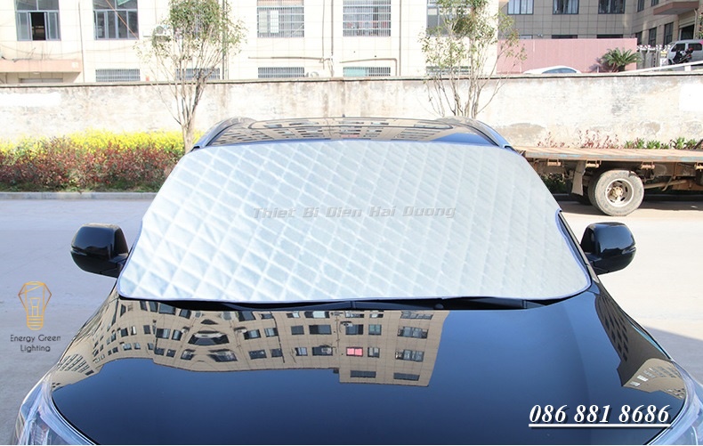 Bạt Phủ Che Nắng R-3911 - Chống Nóng,Cách Nhiệt Kính Lái Ô Tô Xe Hơi 3 Lớp Tráng Bạc Cao Cấp - có video