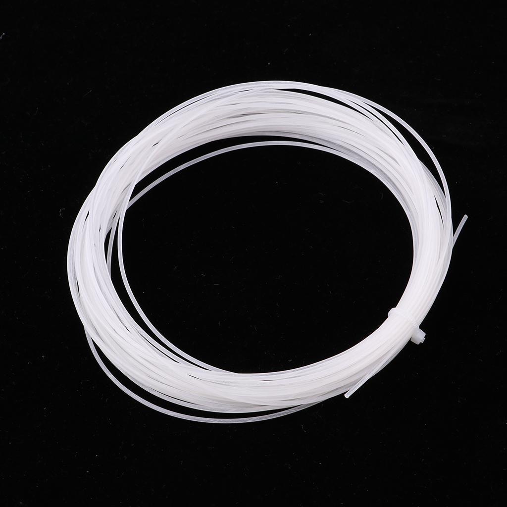 2-15pack 12m Tennis Racket Racquet String High Elastic Thread Line White