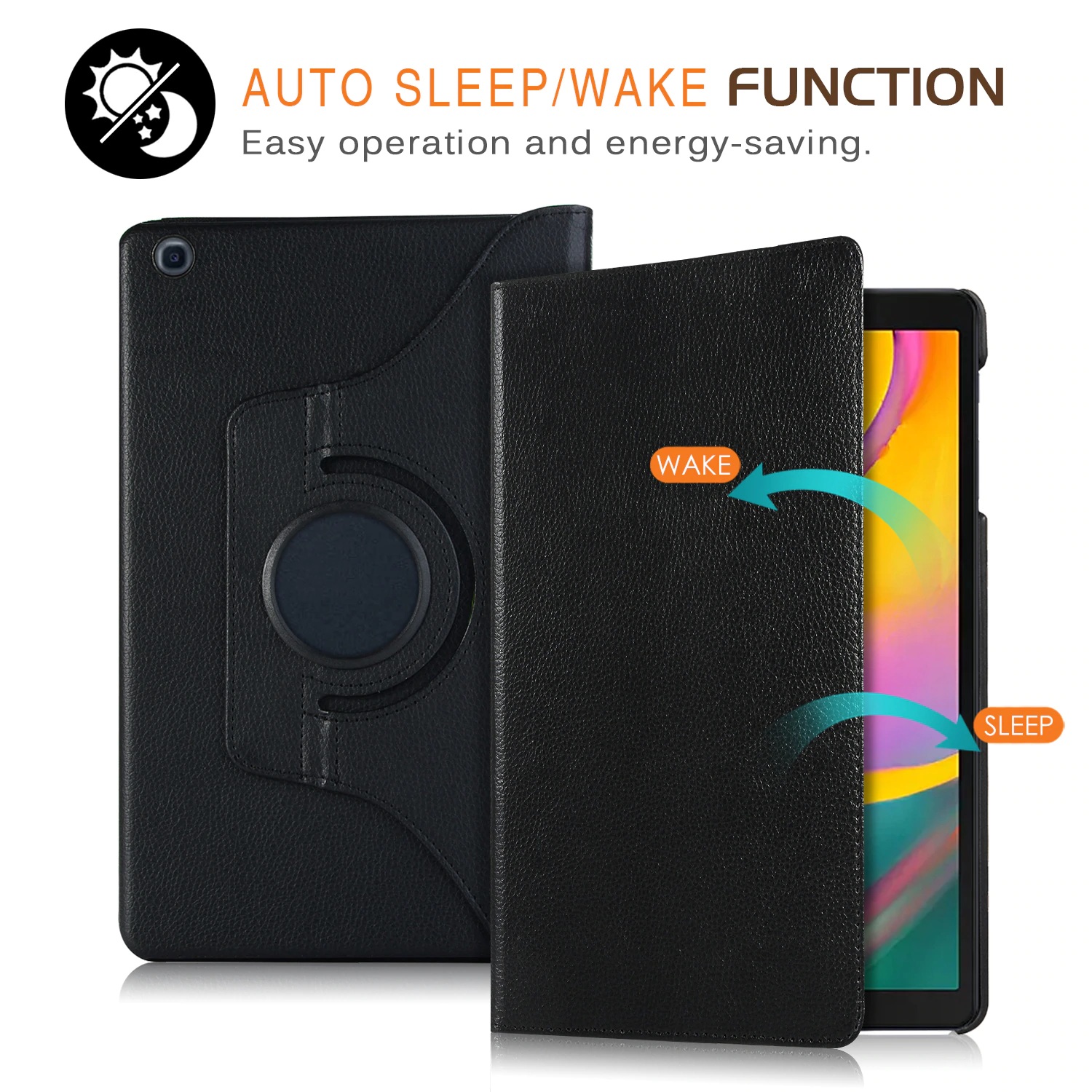 Case bao da Galaxy Tab S6 Lite 2022 / 2020 10.4 inch xoay 360 độ chống sốc hiệu HOTCASE - hàng nhập khẩu