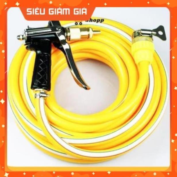 Bộ vòi xịt tăng áp 3 lần rửa xe tưới cây điều chỉnh mức nước tiết kiệm nước đa năng 206400