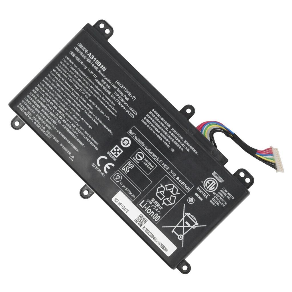 Pin Dùng Cho Laptop Acer Predator G5-793 G9-791 G9-792 AS15B3N Battery Original 88.8Wh