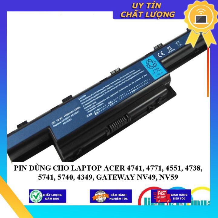 PIN DÙNG CHO LAPTOP ACER 4741 4771 4551 4738 5741 5740 4349 GATEWAY NV49 NV59 - Hàng Nhập Khẩu  MIBAT545