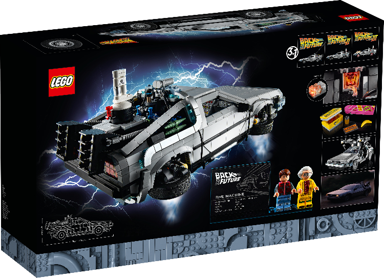 LEGO ADULTS 10300 Xe DeLorean Back to The Future (1872 chi tiết)