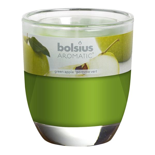 Ly nến thơm Bolsius Green Apple BOL7785 295g Hương táo xanh