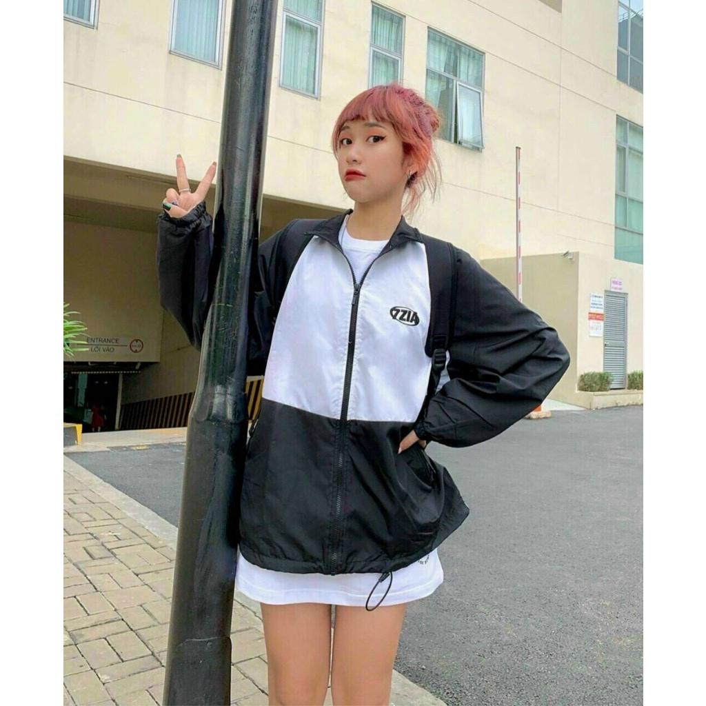 Áo Khoác Dù ZZIA Unisex Nam Nữ Form Rộng Cá Tính