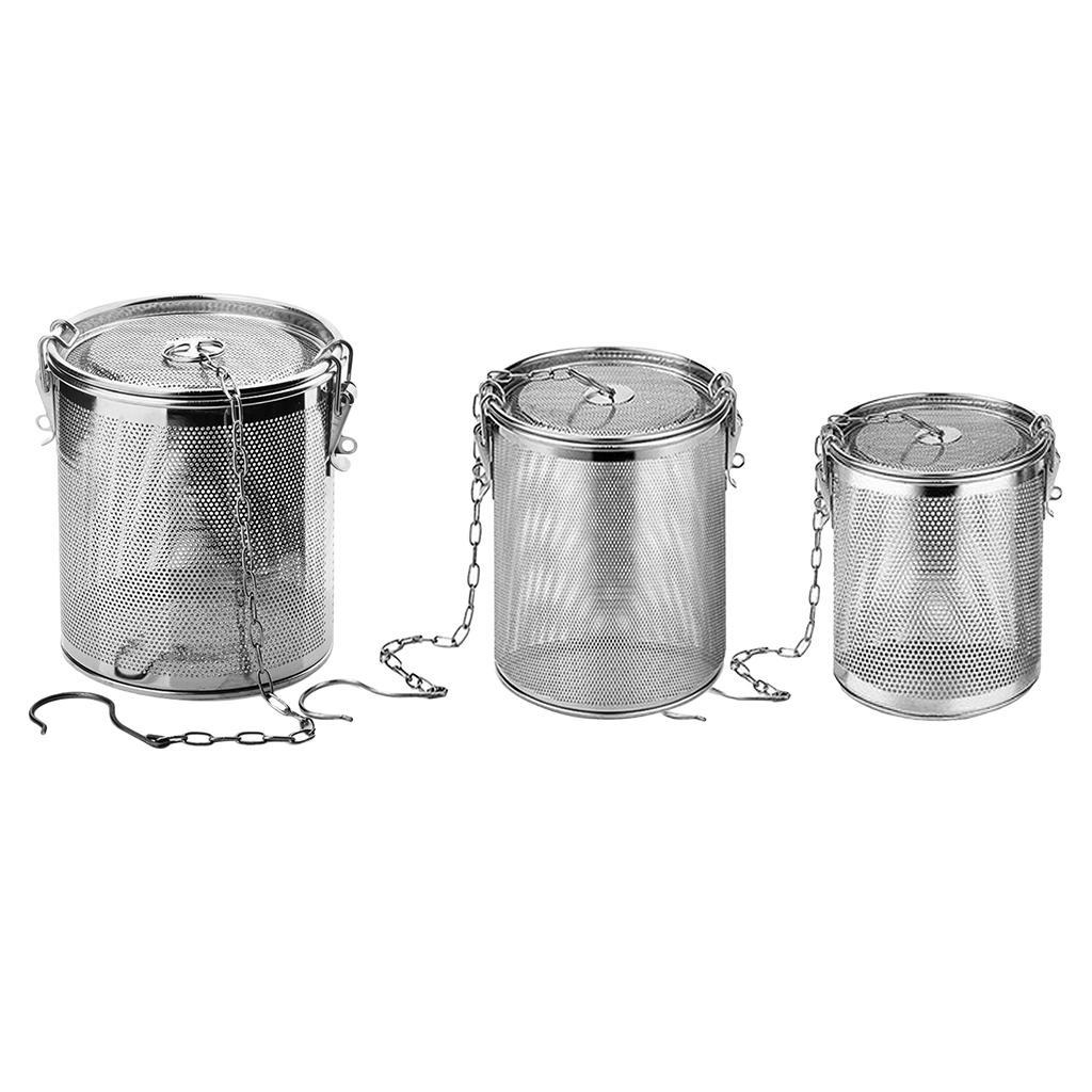Stainless Steel Spice Seasoning Strainer Tea Ball Strainer 0.3L