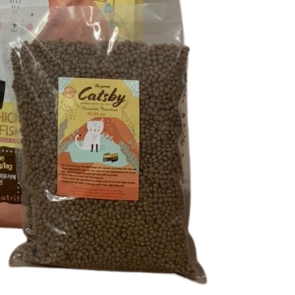 Hạt Cho Mèo Mọi Lứa Tuổi Cat's By Gói 1kg Ép PA Thích Hợp Cho Mèo Con Ăn Dặm