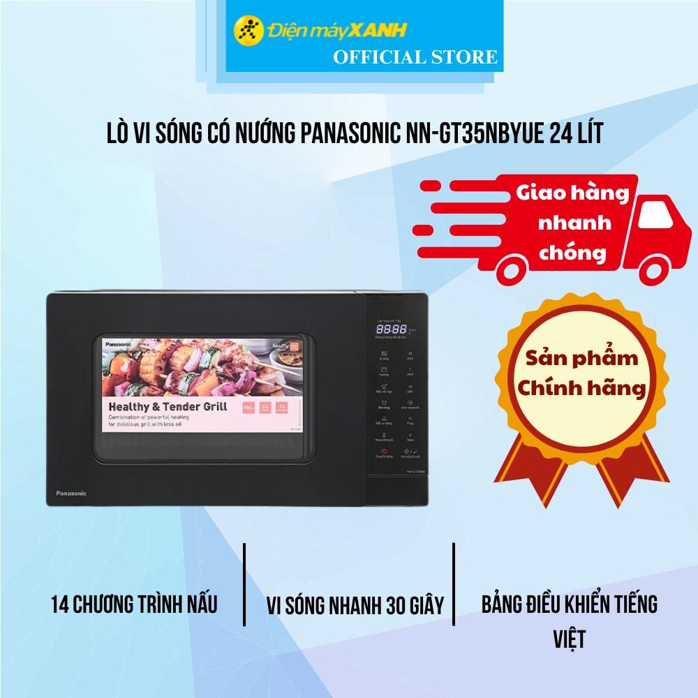 Lò vi sóng có nướng Panasonic NN-GT35NBYUE 24 lít - Hàng Chính Hãng