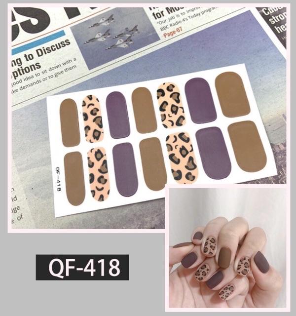 Set dán móng tay nails dán nghệ thuật nhiều màu - có ngay bộ móng đẹp trong 5 phút (Nail wraps / Nail stickers)