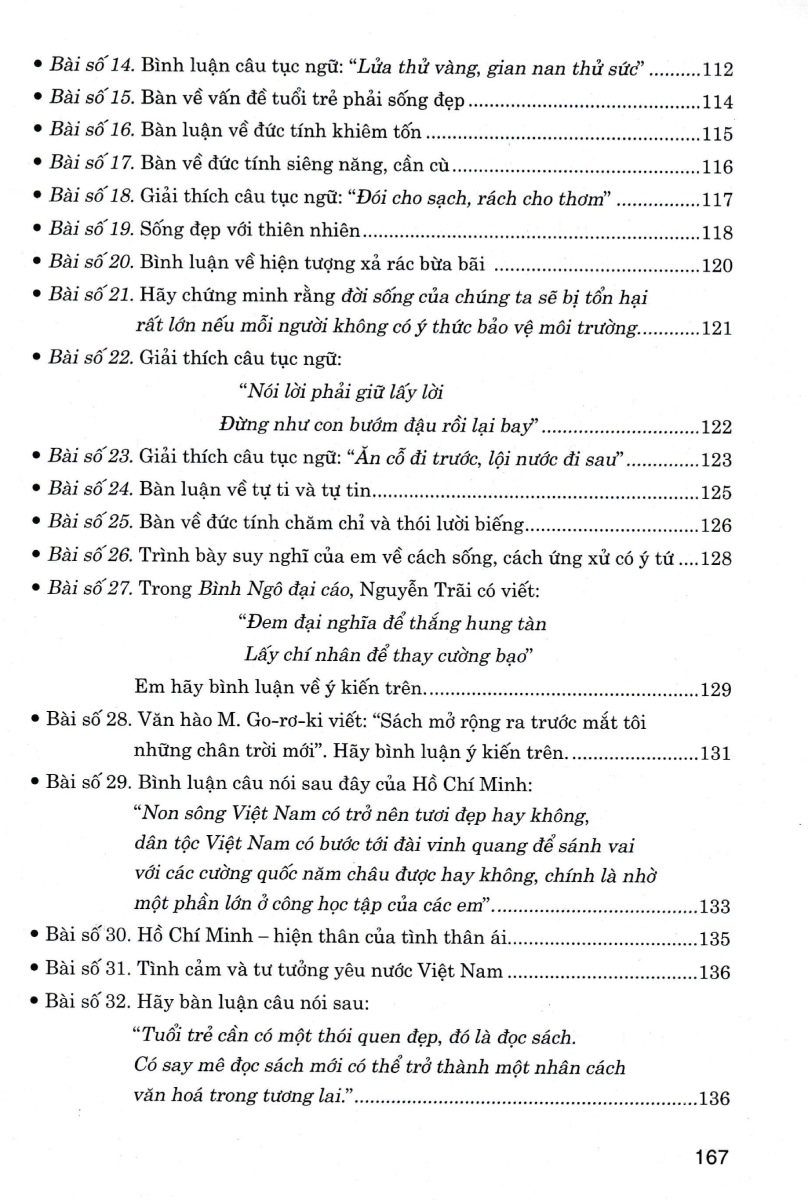 Những Bài Văn Nghị Luận Đặc Sắc 8