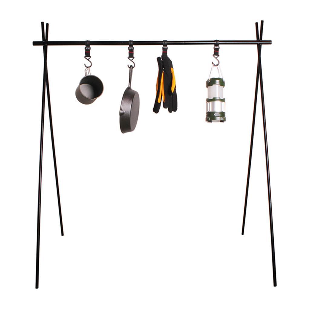 Triangle Hanging Rack Aluminum Alloy Outdoor Camping Travel Shelf Hanger