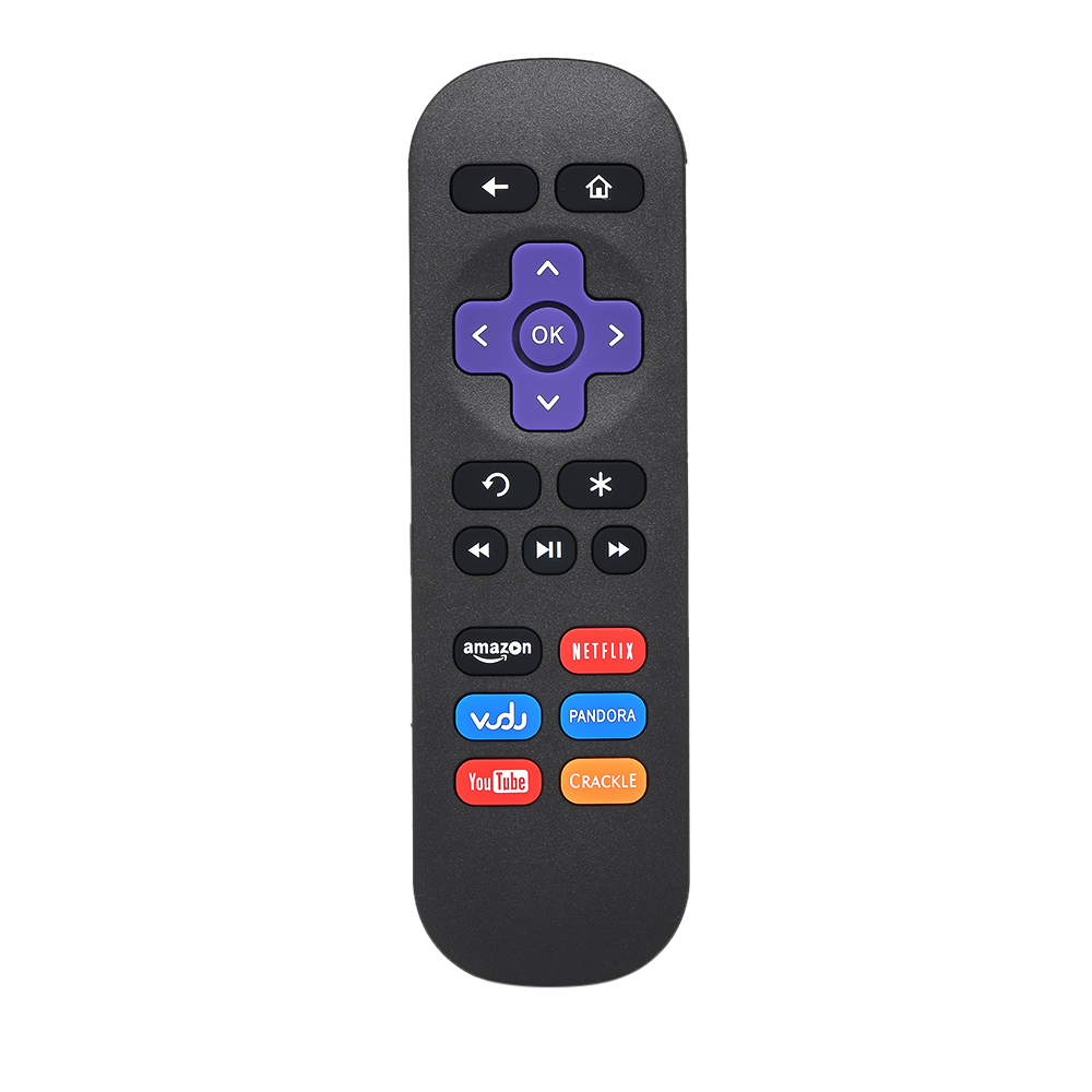 Remote thông minh điều khiển từ xa IR không dây Thay thế cho Roku 1 2 3 4 LT HD XD XS Black