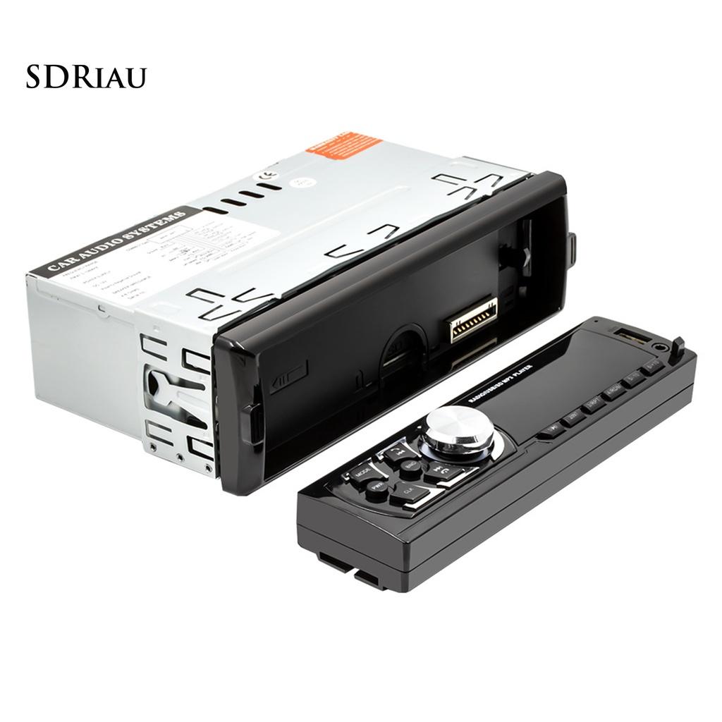 *QCDZ* 1781E Detachable Single Din Car Radio MP3 Player Reliable Auto Bluetooth Wireless FM Radio Music Player for 12V Vehicles