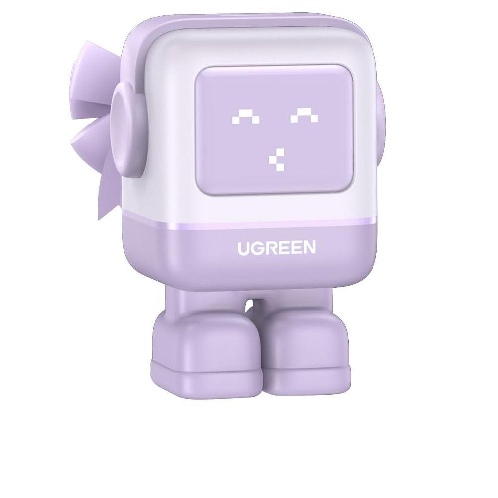 Ugreen UG25036CD359TK 30W RoboGaN màu tím 1 cổng usb type c RG chân cắm dẹp US plug robotGaN with LCD bộ sạc Nexode robot chuẩn PD GaN - HÀNG CHÍNH HÃNG