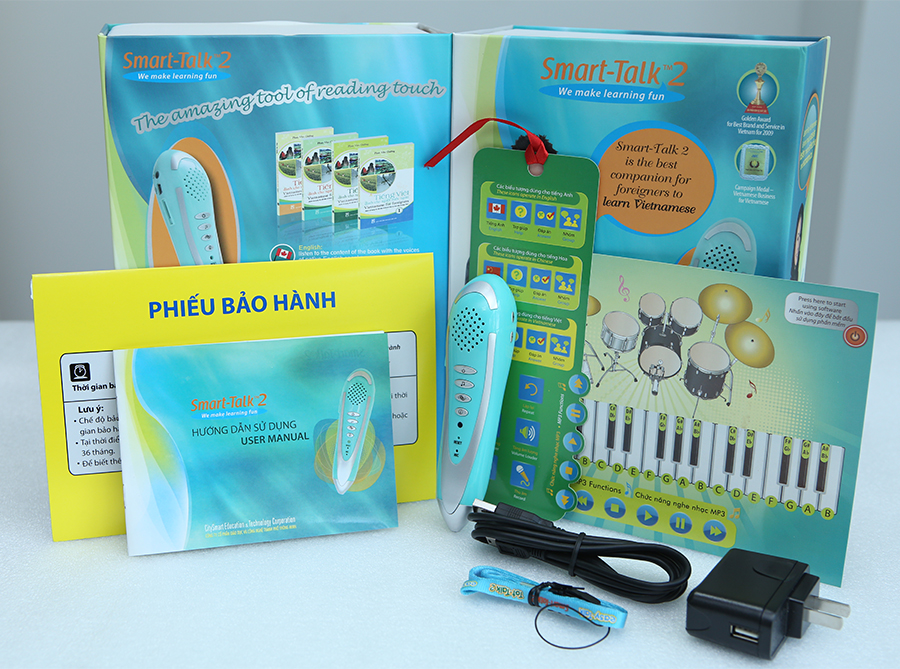 Bút Chấm Đọc Smart-Talk 2 Easy Talk P11 - Dành Cho Người Nước Ngoài Học Tiếng Việt