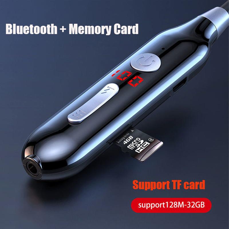 100 Giờ Bluetooth Bass Trong Tai Tai Nghe Không Dây Từ Tính Cổ Thể Thao Chạy Bộ Tai Nghe Nhét Tai Chống Nước Chống Ồn