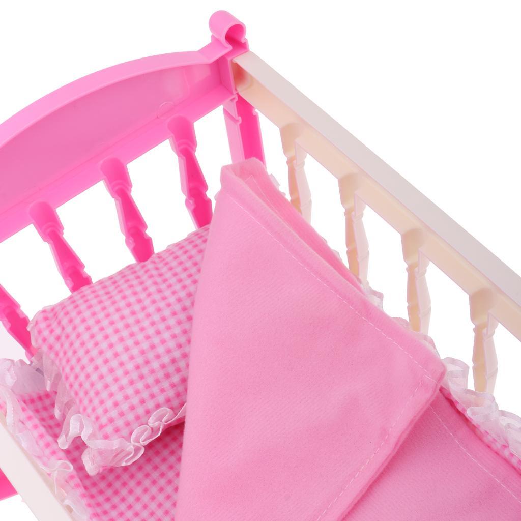 Foldable High Chair & Cradle Toy for Reborn Doll MellChan Baby Doll