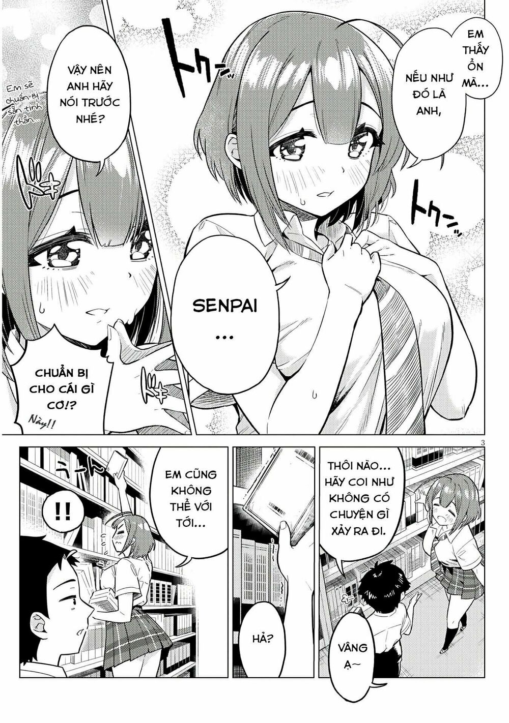 senpai có thích đàn em bb (big boobs) chapter 3 3