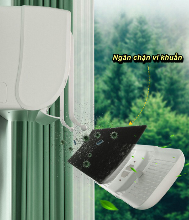 Tấm Chắn Gió Điều Hòa 8D Spacing Air Tạo Hương Thơm - Home and Garden