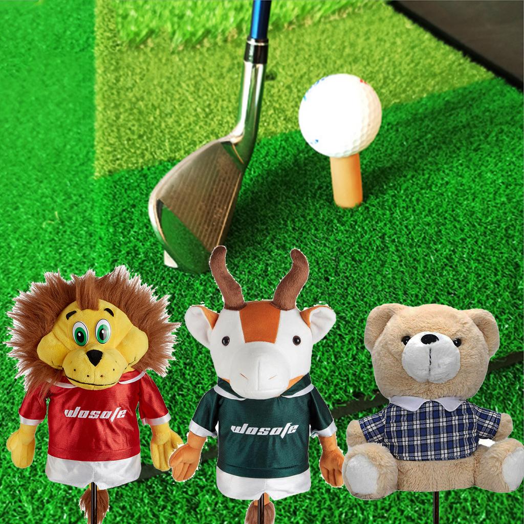 Animal Golf Club Head Cover Headcover 460cc/No.1 Wood Driver Covers