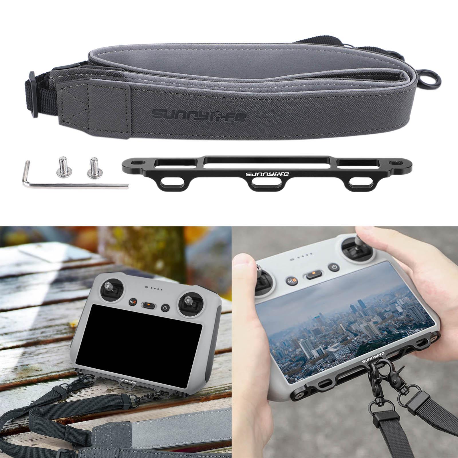 Remote Control Hanging Buckle Rope PU Leather Lanyard Neck Strap for  RC