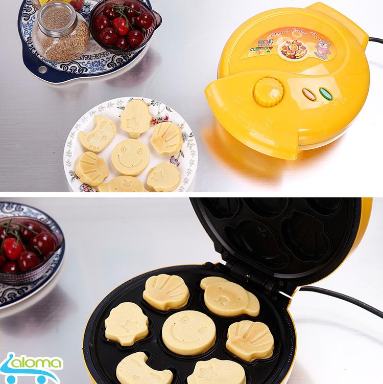 Máy nướng làm bánh mỳ 7 khuôn hình thú máy đánh trứng đánh kem nhào bột
