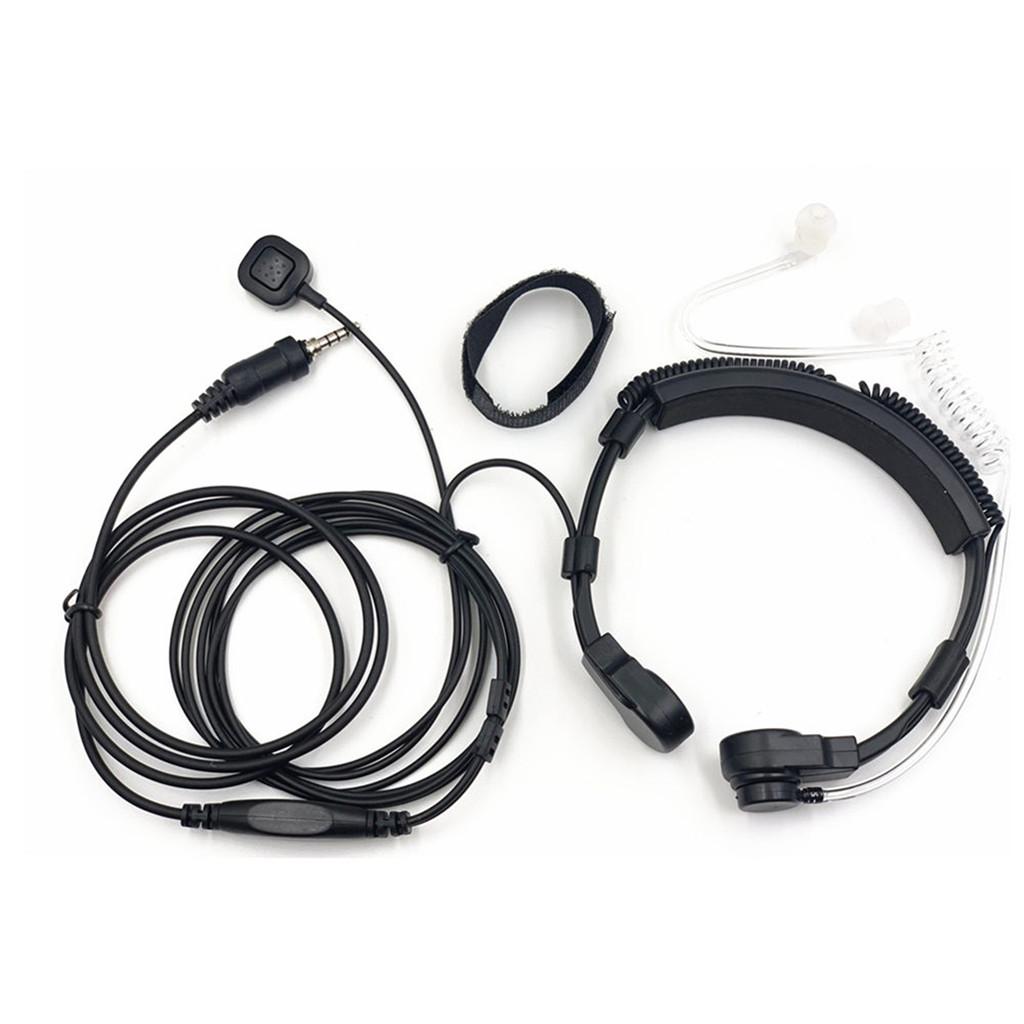 Throat Mic Earpiece For Yaesu Vertex Radio VX-6E