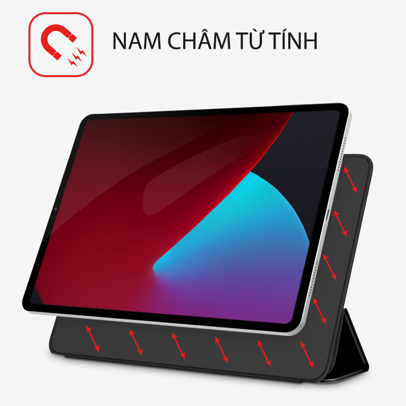Bao Da Nam Châm dành cho iPad Pro 11" M2/M1/2020/2018/iPad 10.9" 2022 Siêu Mỏng Nhẹ