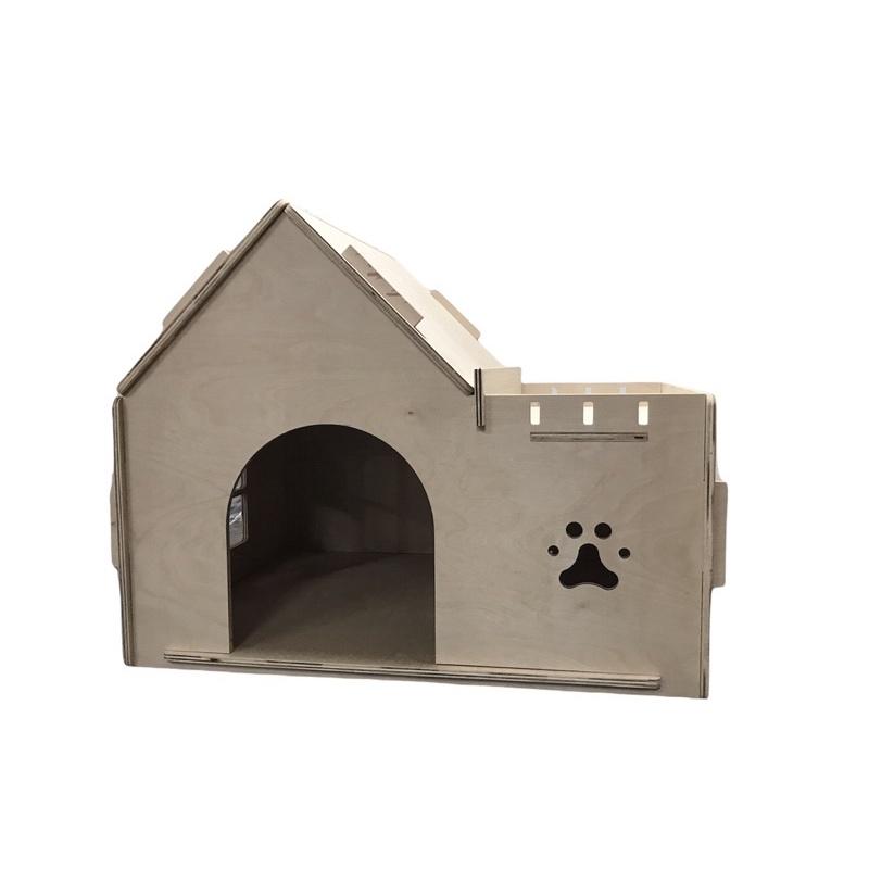 Nhà gỗ cho chó mèo, cat house, nhà mèo, ổ mèo gỗ cao cấp