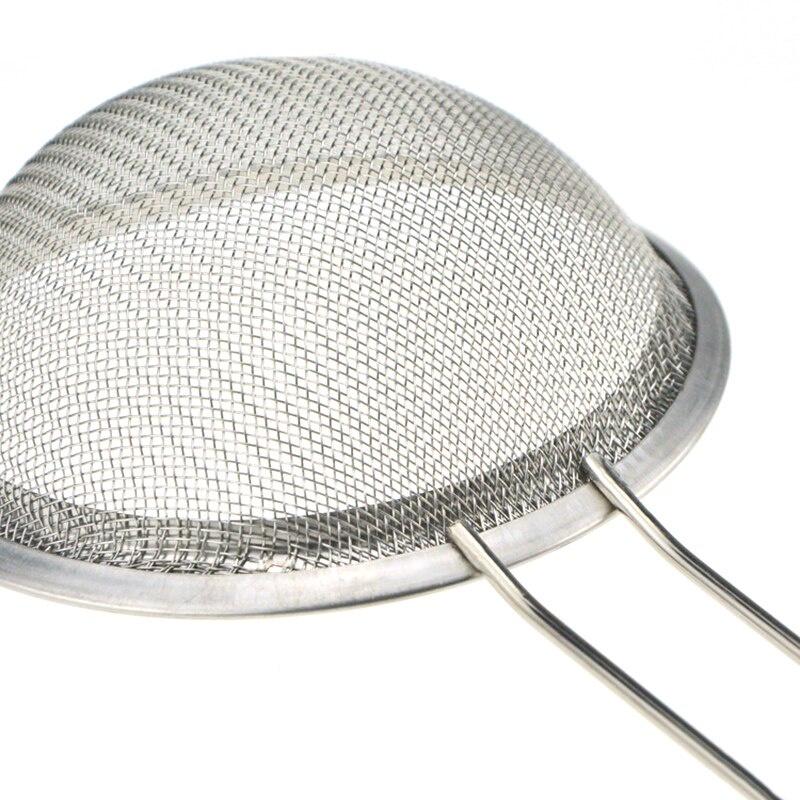 Stainless Steel Flour Sieve Colander Screen Mesh Tea Strainer Mesh Flour Oil Strainer Cookware Cooking Tools Kitchen Sieves