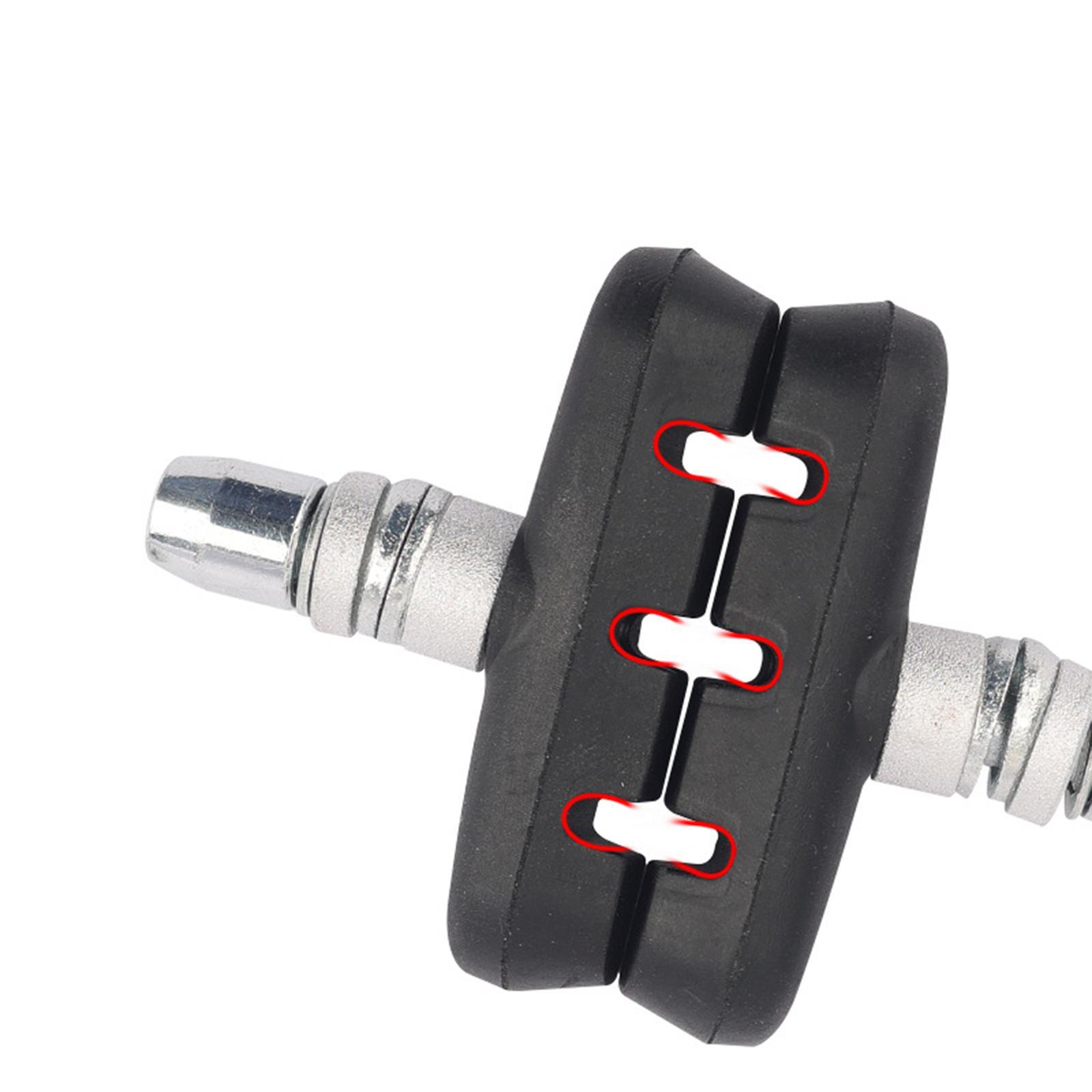 Lightweight Bike Brake Blocks Replacement 1 Pair V Brake Pads for Folding Bicycle