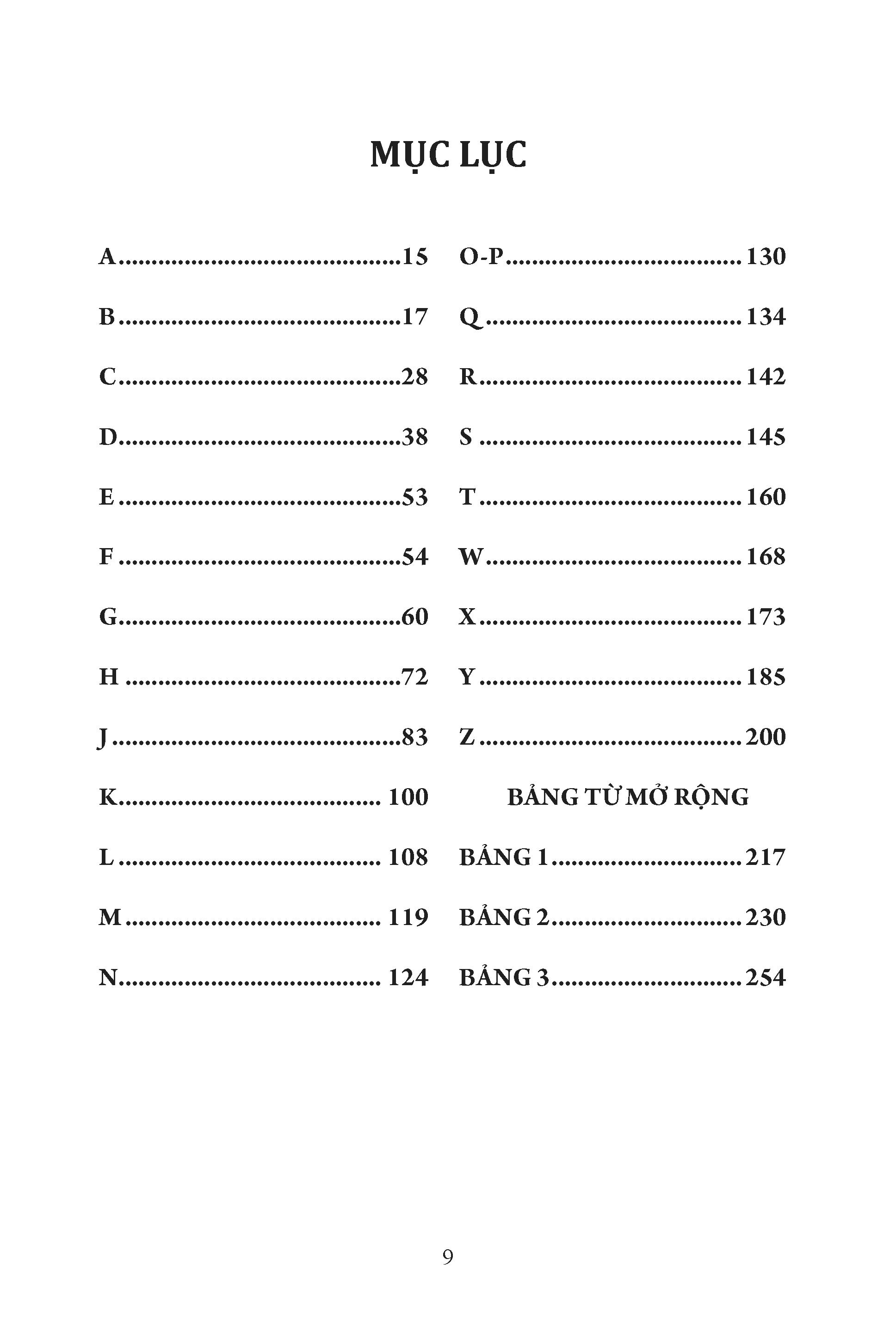 Sổ tay từ vựng HSK 1-2-3-4 và TOCFL Band A