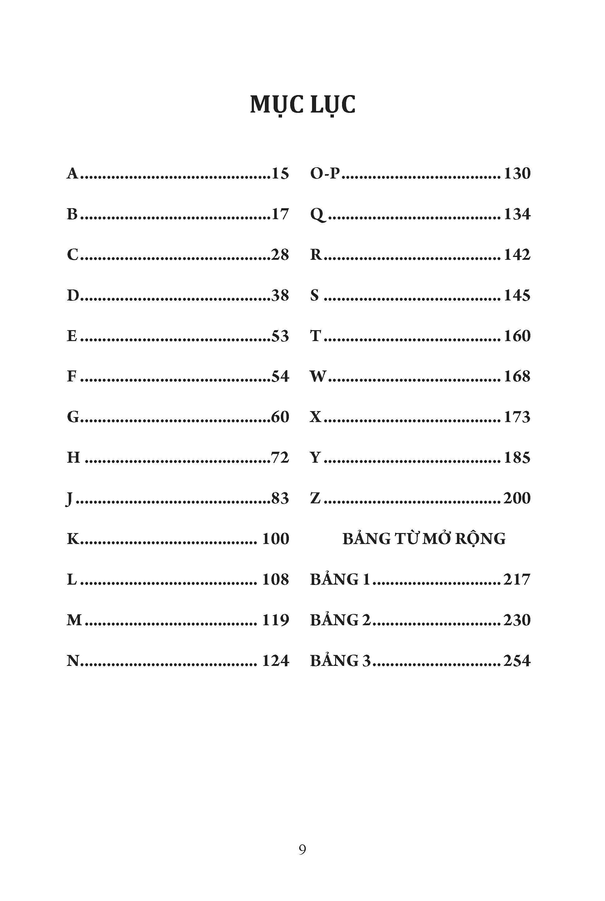 Sổ tay từ vựng HSK 1-2-3-4 và TOCFL Band A