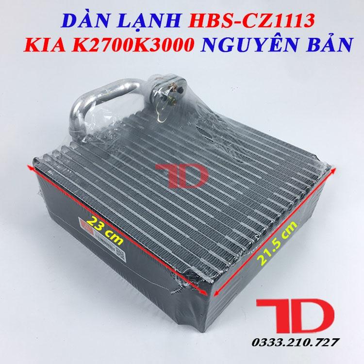 Dàn lạnh HBS CZ1113 KIA K2700K3000 nguyên bản KIA Carnival không van