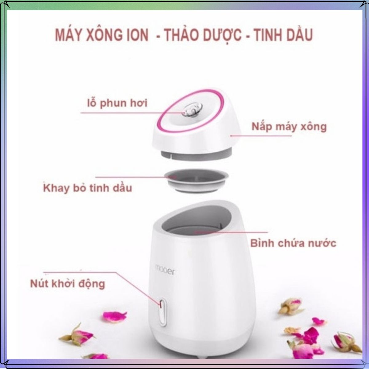 Máy Xông Da Mặt Thảo Dược, Hoa Quả Tươi Tự Động Giúp Khuếch Tán Tinh Dầu Tạo Ẩm Và Làm Đẹp Da, Giúp trẻ Lâu Hơn