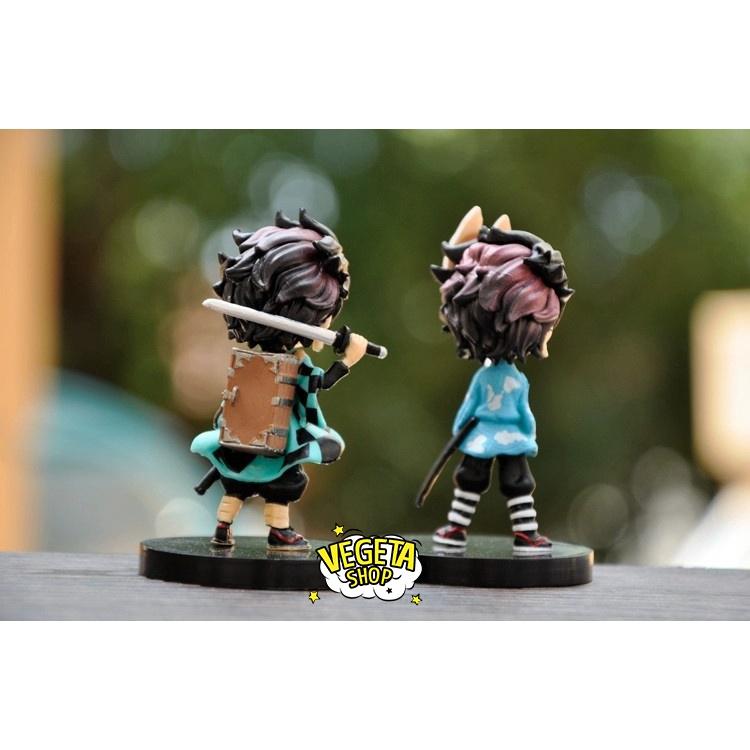 Mô hình Kimetsu No Yaiba - Mô hình thanh gươm diệt quỷ - Bán lẻ tùy chọn Tanjiro Nezuko Zenitsu Inosuke Giyu - Cao 6~8cm