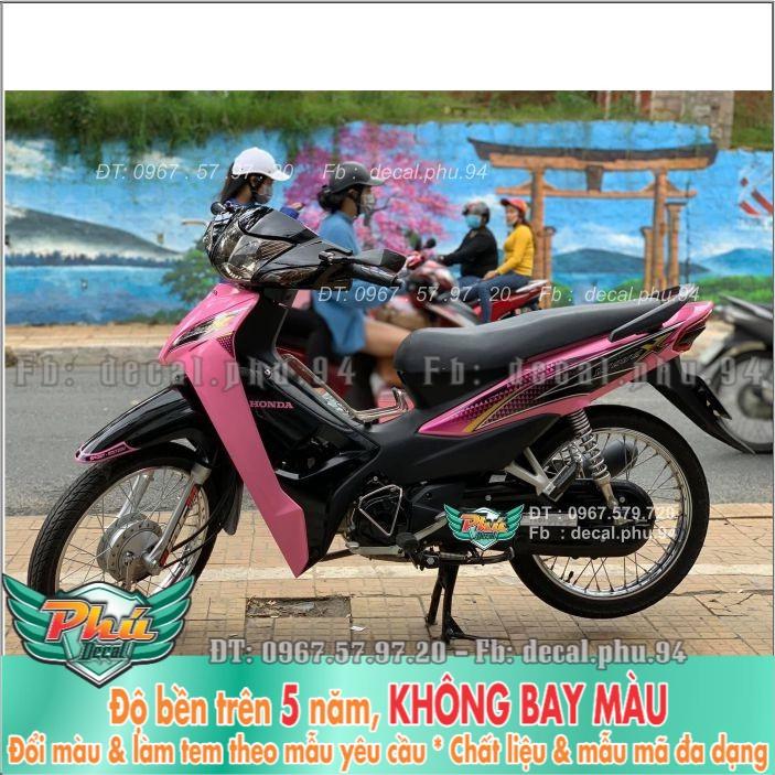 Tem rời Wave A Hồng đen