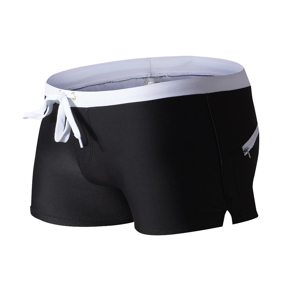 Quần bơi nam boxer xẻ tà QB13