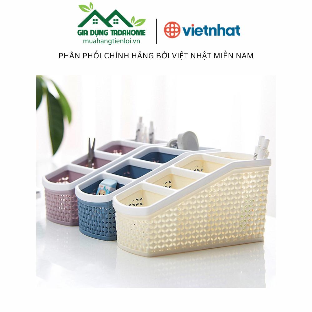 KHAY ĐỰNG DỤNG CỤ HỌC TẬP 4 NGĂN VIỆT NHẬT 5696 KHAY ĐỰNG ĐỒ TIỆN ÍCH  - TADAHOME